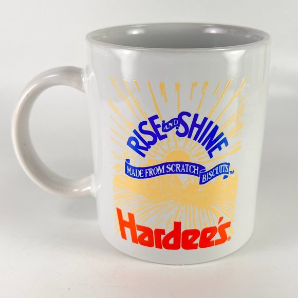 Hardee's Dining Hardees Rise And Shine Homemade Biscuits Ceramic